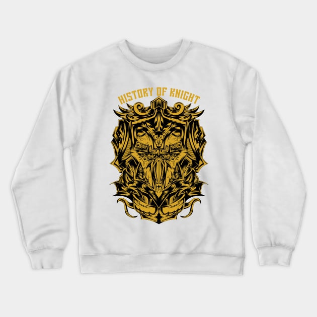 History of The Knight Crewneck Sweatshirt by Kingdom Arts and Designs